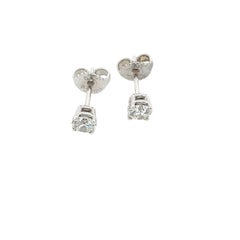 Hearts of Fire Diamond Stud Earrings 0.60ct Natural Diamonds in 18ct White Gold