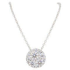 Hearts on Fire Diamond Tessa Necklace Made in 18k White Gold