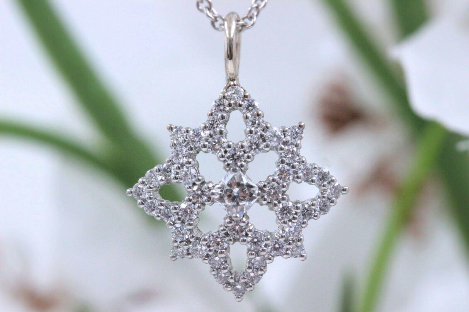 Hearts on Fire Dream Cut Diamond Mythical Necklace 0.59 Carat 18 Karat Gold 5