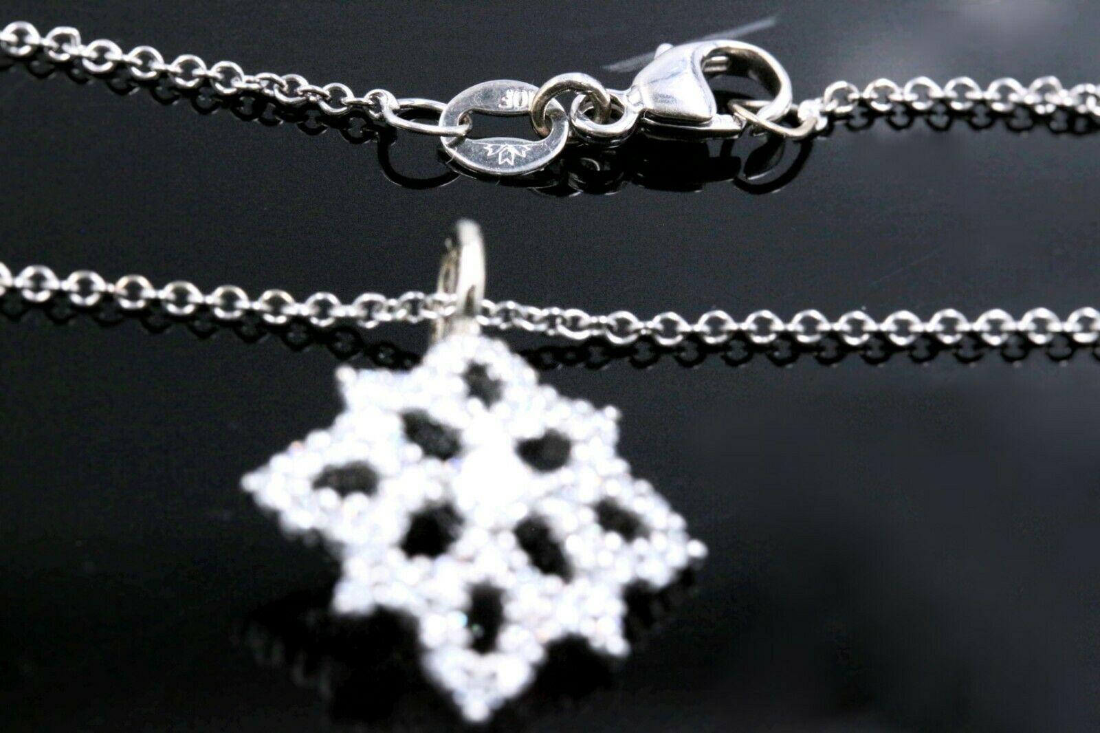 Women's Hearts on Fire Dream Cut Diamond Mythical Necklace 0.59 Carat 18 Karat Gold