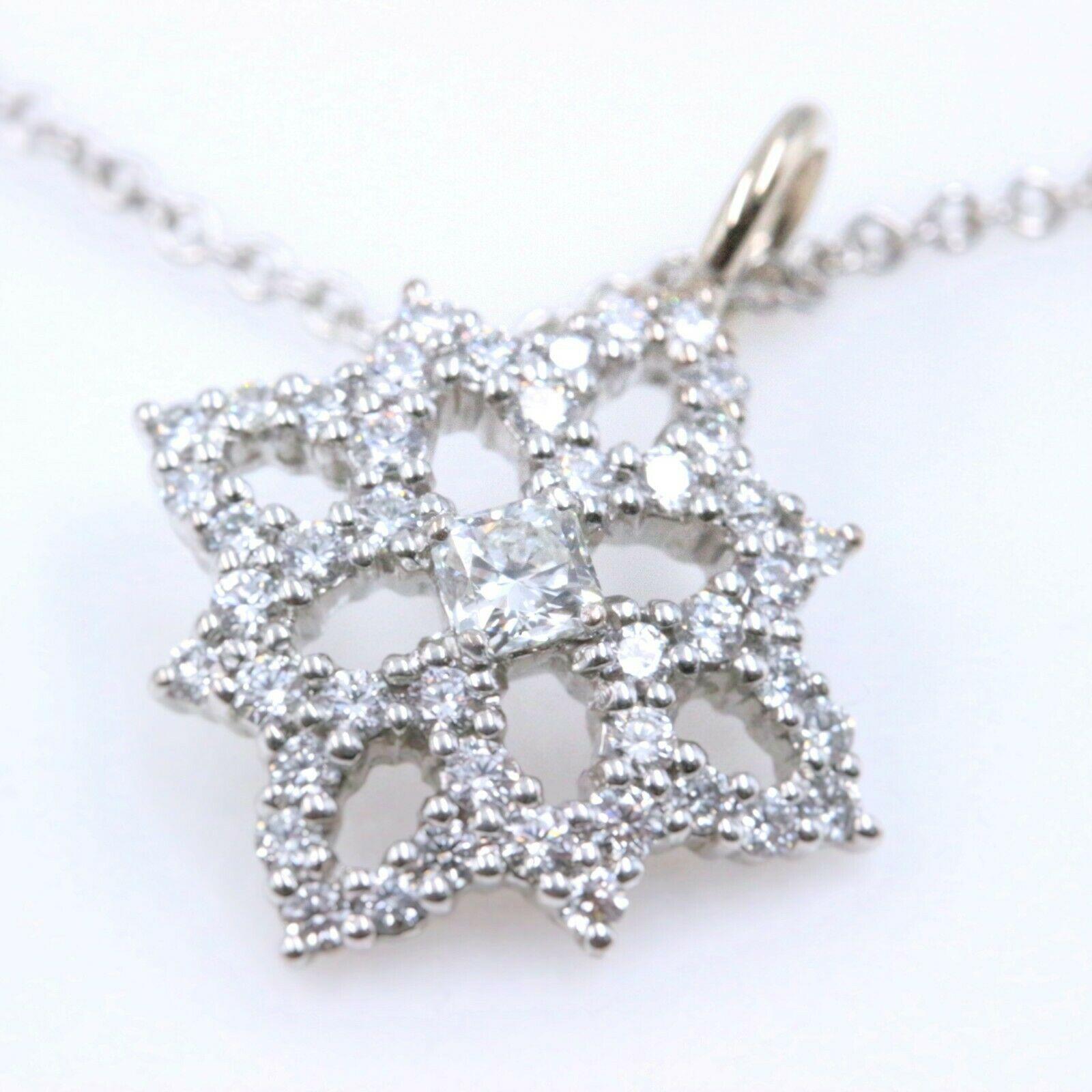 Hearts on Fire Dream Cut Diamond Mythical Necklace 0.59 Carat 18 Karat Gold 1