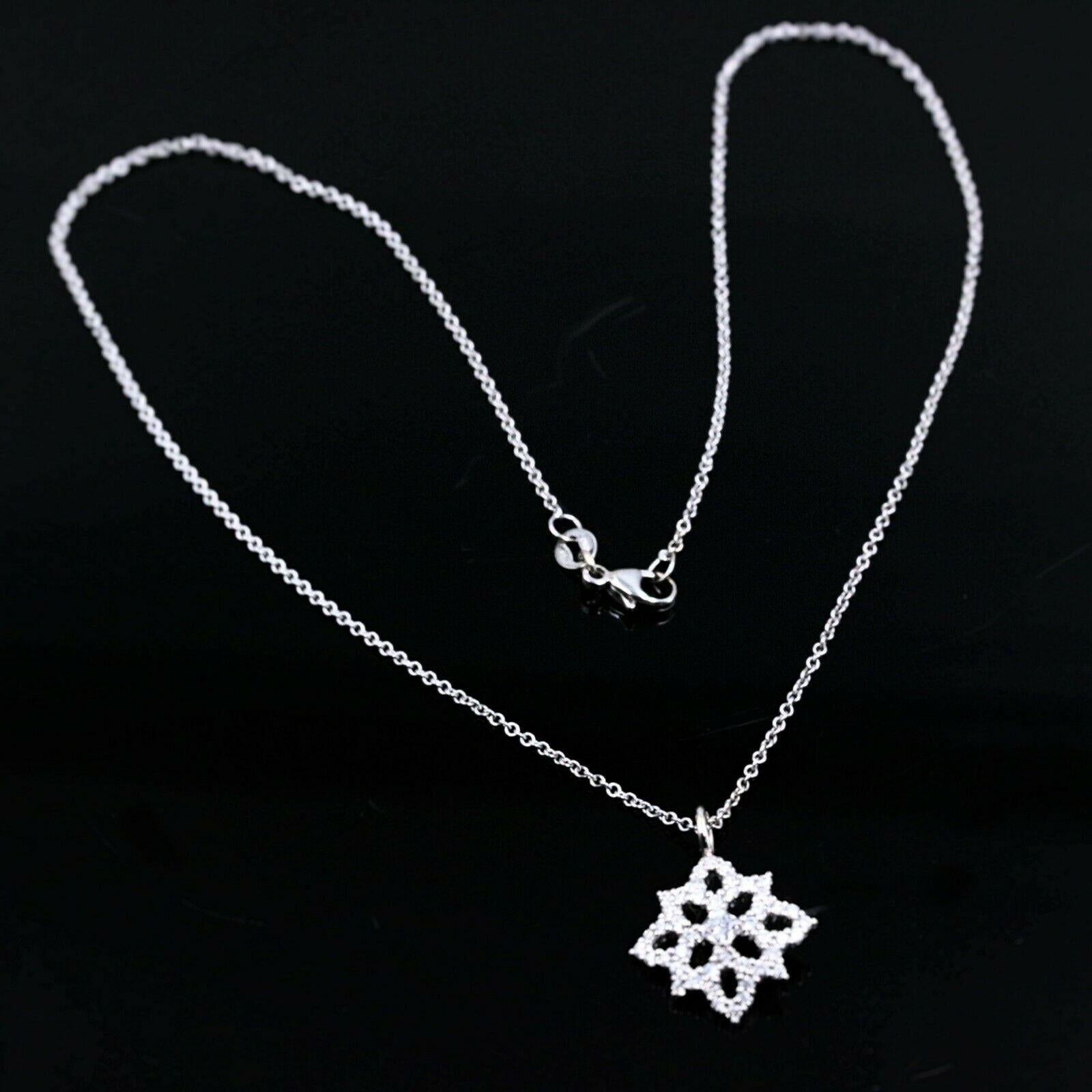 Hearts on Fire Dream Cut Diamond Mythical Necklace 0.59 Carat 18 Karat Gold 4