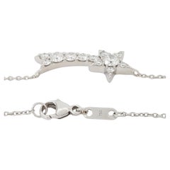 HEARTS ON FIRE Flower 18 Carats White Gold Necklace