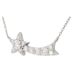 HEARTS ON FIRE Flower 18 Carats White Gold Necklace