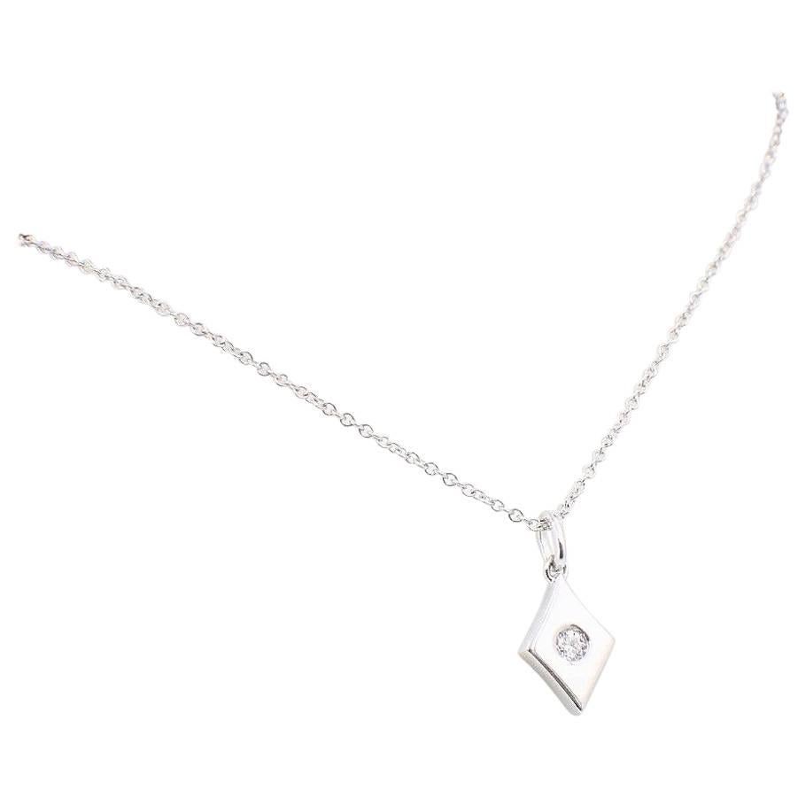 Hearts on Fire Full House Diamond Pendant Necklace 18 Karat White Gold