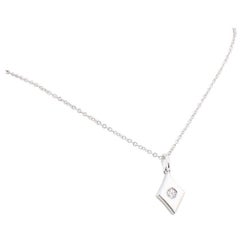 Hearts on Fire Full House Diamond Pendant Necklace 18 Karat White Gold