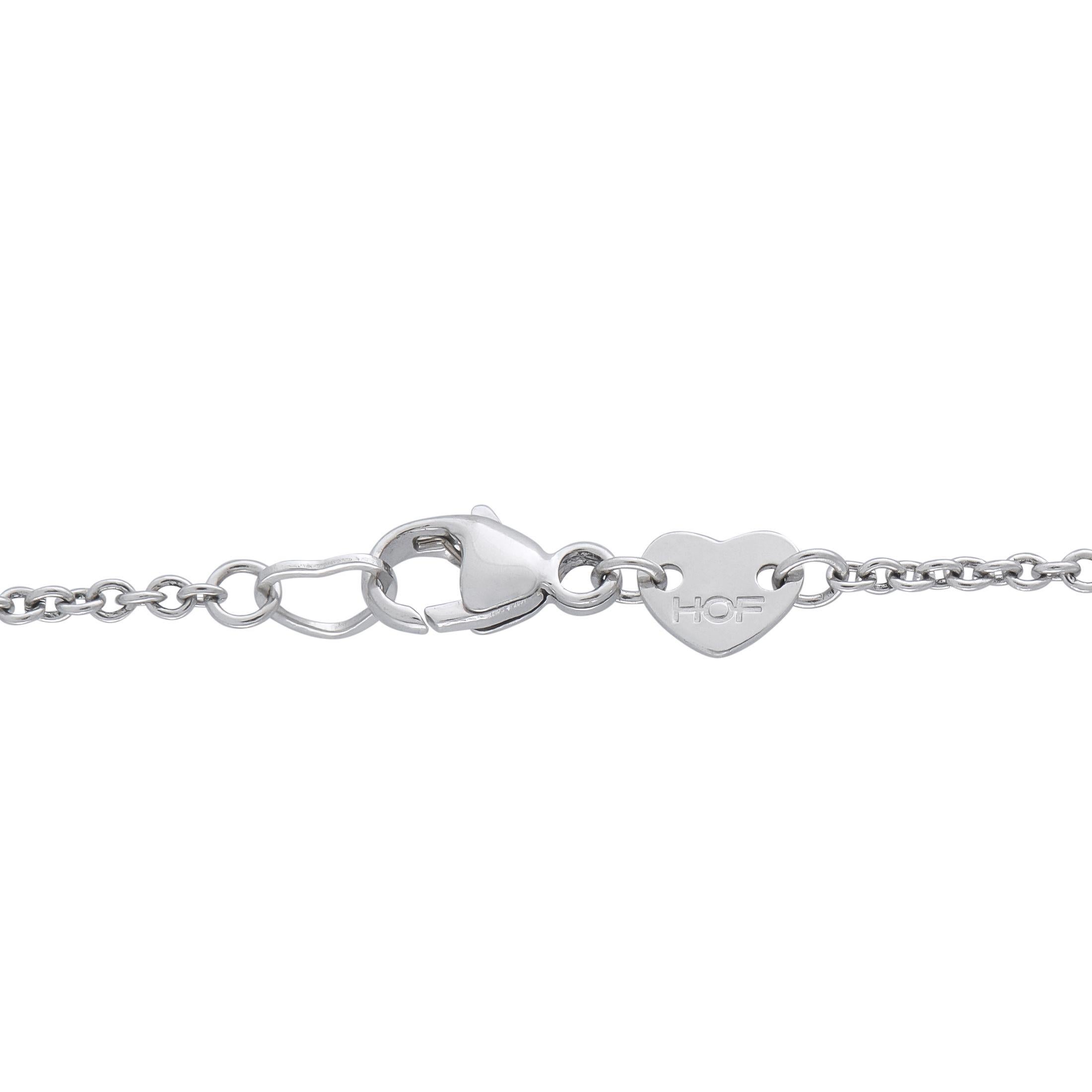 Hearts On Fire Optima Collar largo con estación de diamantes de oro de 18 quilates y 0,54 ct HF14-070125 en Nuevo estado para la venta en Southampton, PA