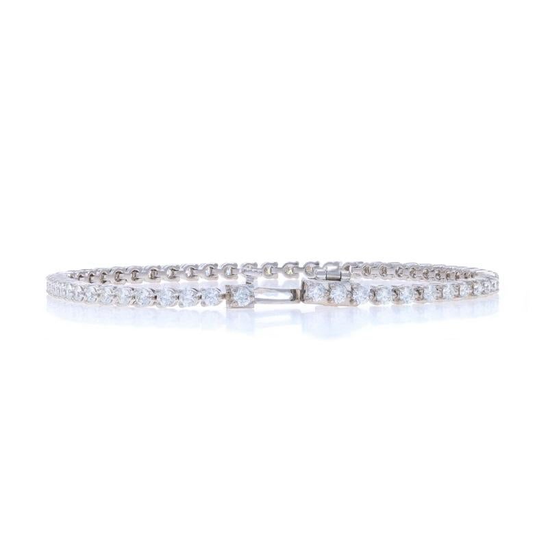 Women's Hearts On Fire Temptation Diamond Three-Prong Tennis Bracelet 7
