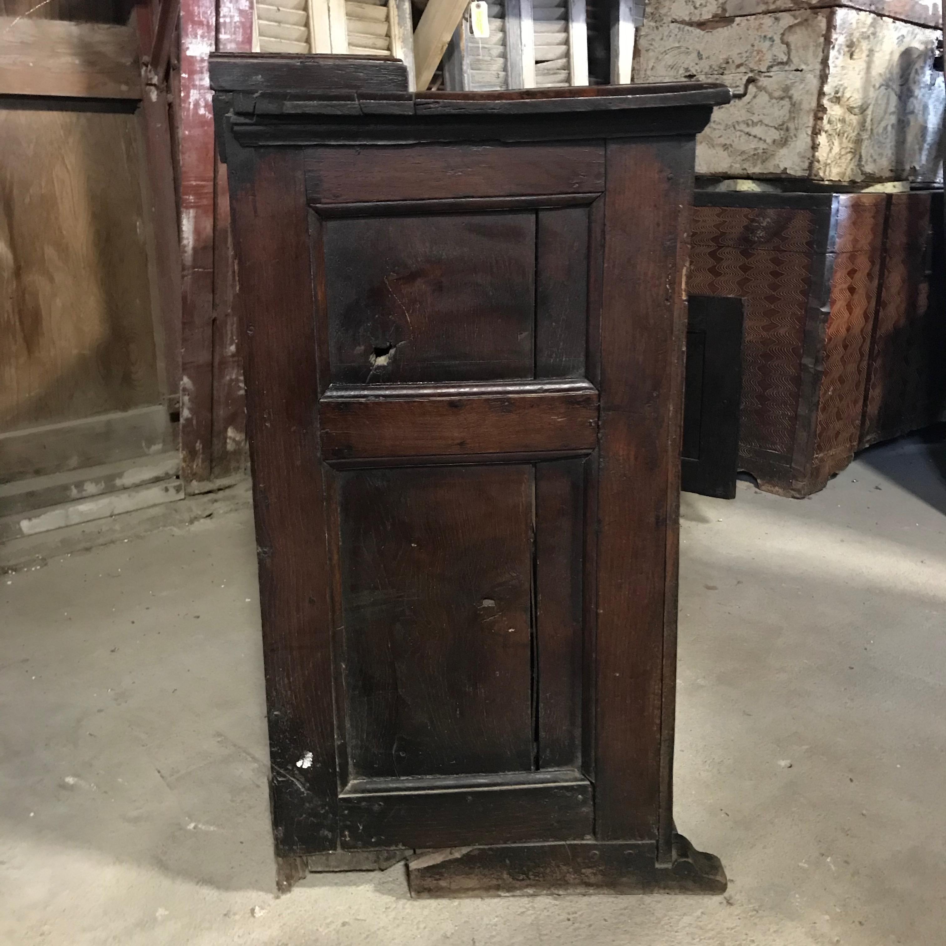 Heartwarming 18th Century English China Cupboard For Sale at