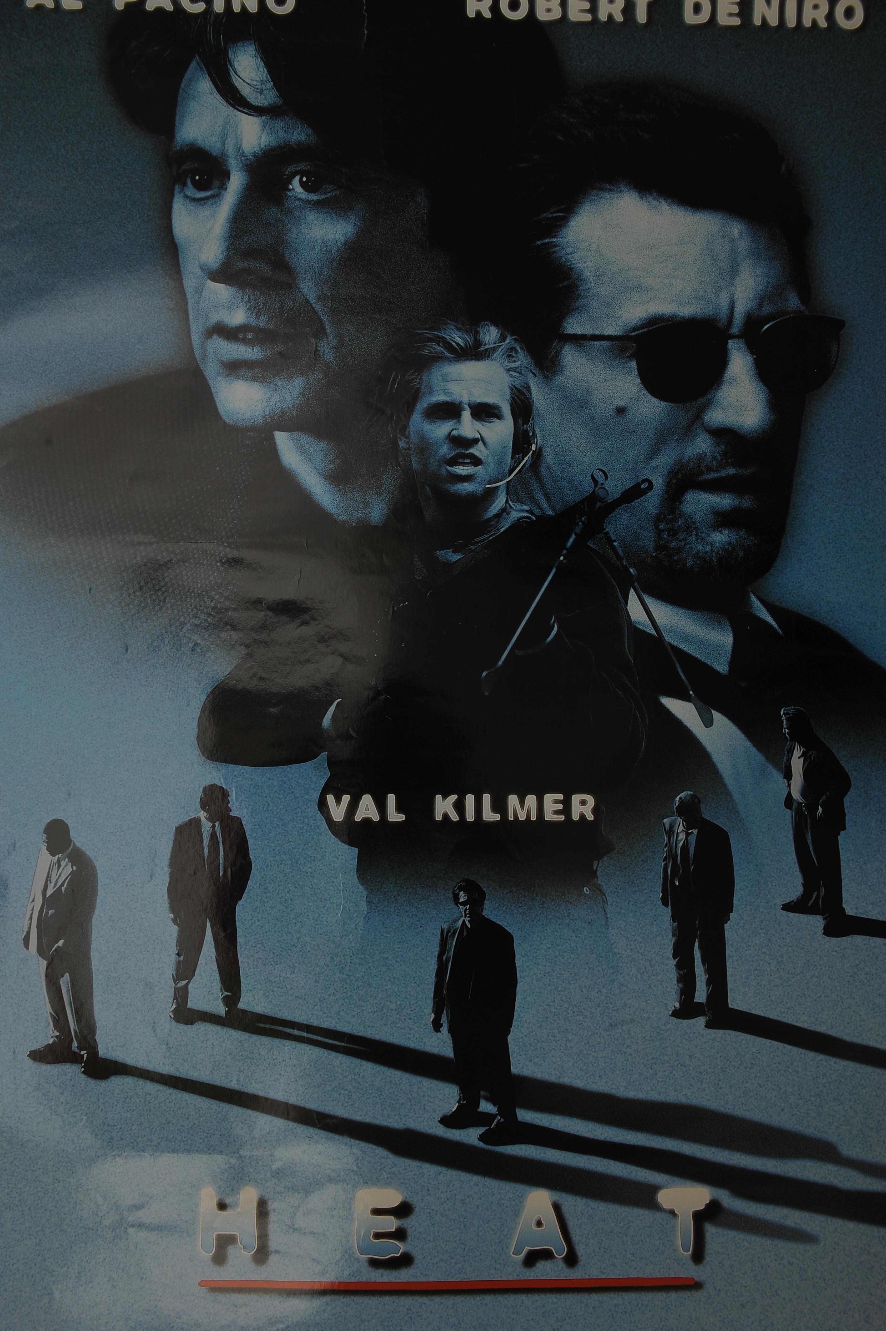 Classique américain Affiche originale du film Robert De Niro, Al Pacino, Val Kilmer Michael Mann en vente