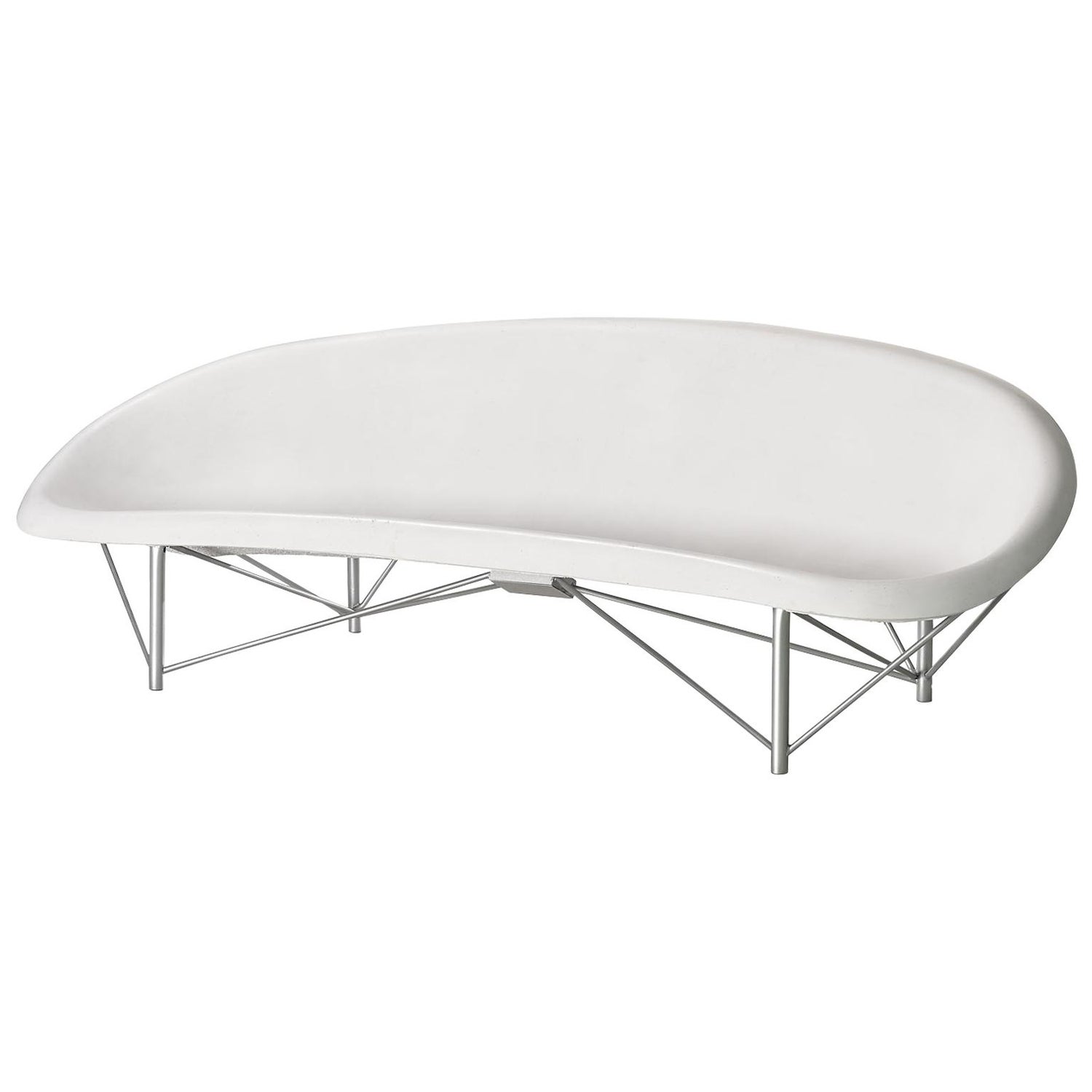 Heated Indoor Outdoor Cast Stone Helios Lounge With Custom Frame
