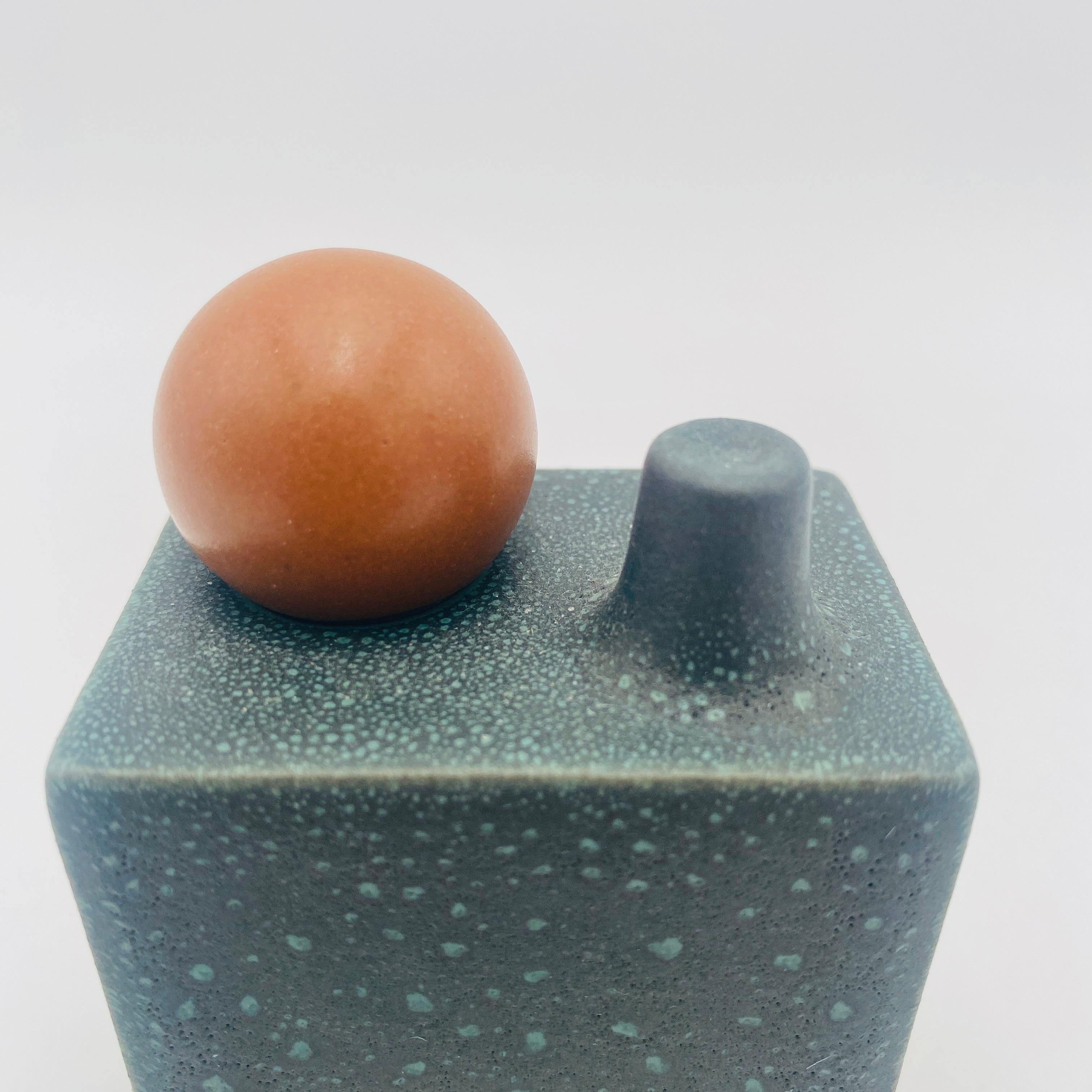 Heath Ceramics Box and Stopper Vase by Tung Chiang Limited Edition 6