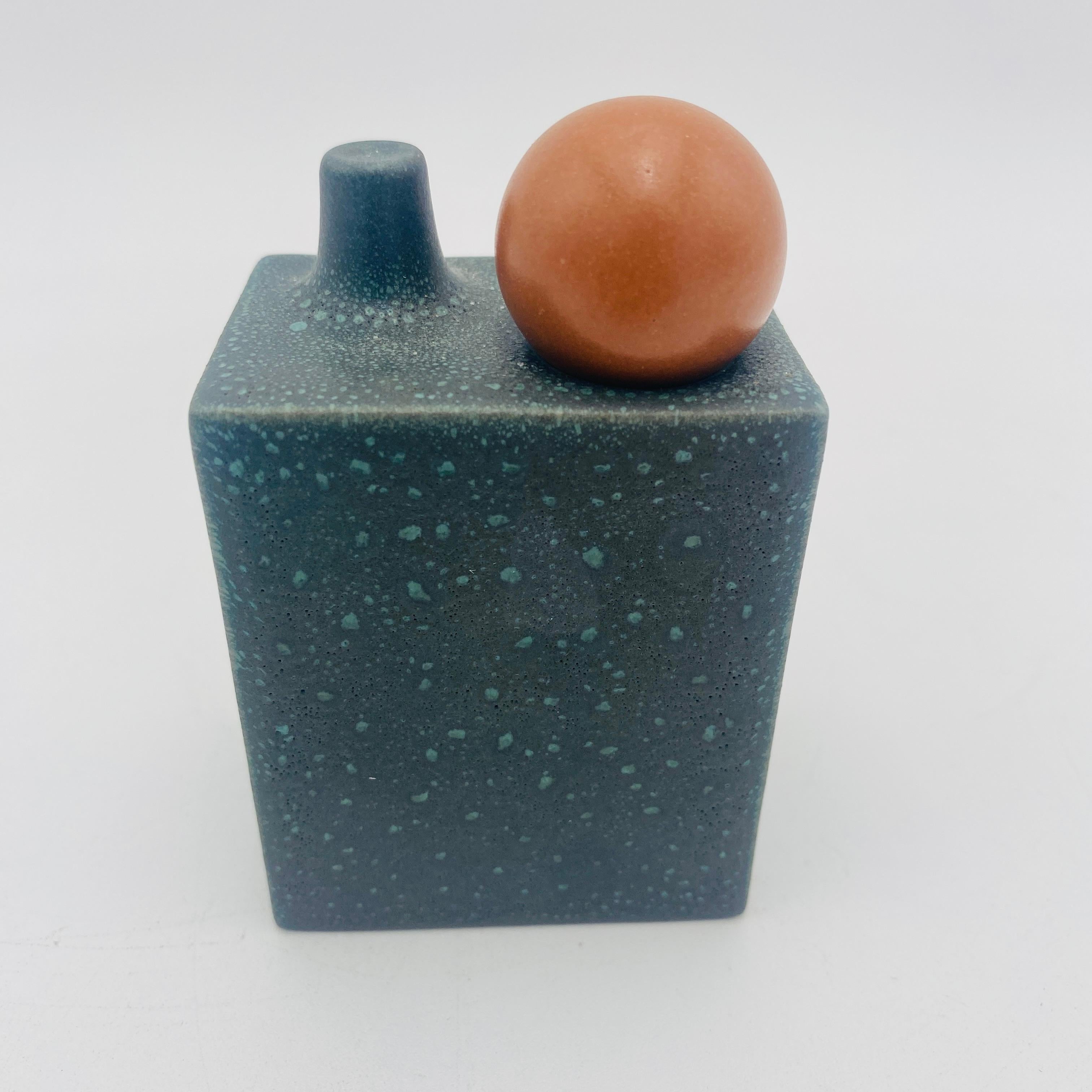Heath Ceramics Box and Stopper Vase by Tung Chiang Limited Edition 10