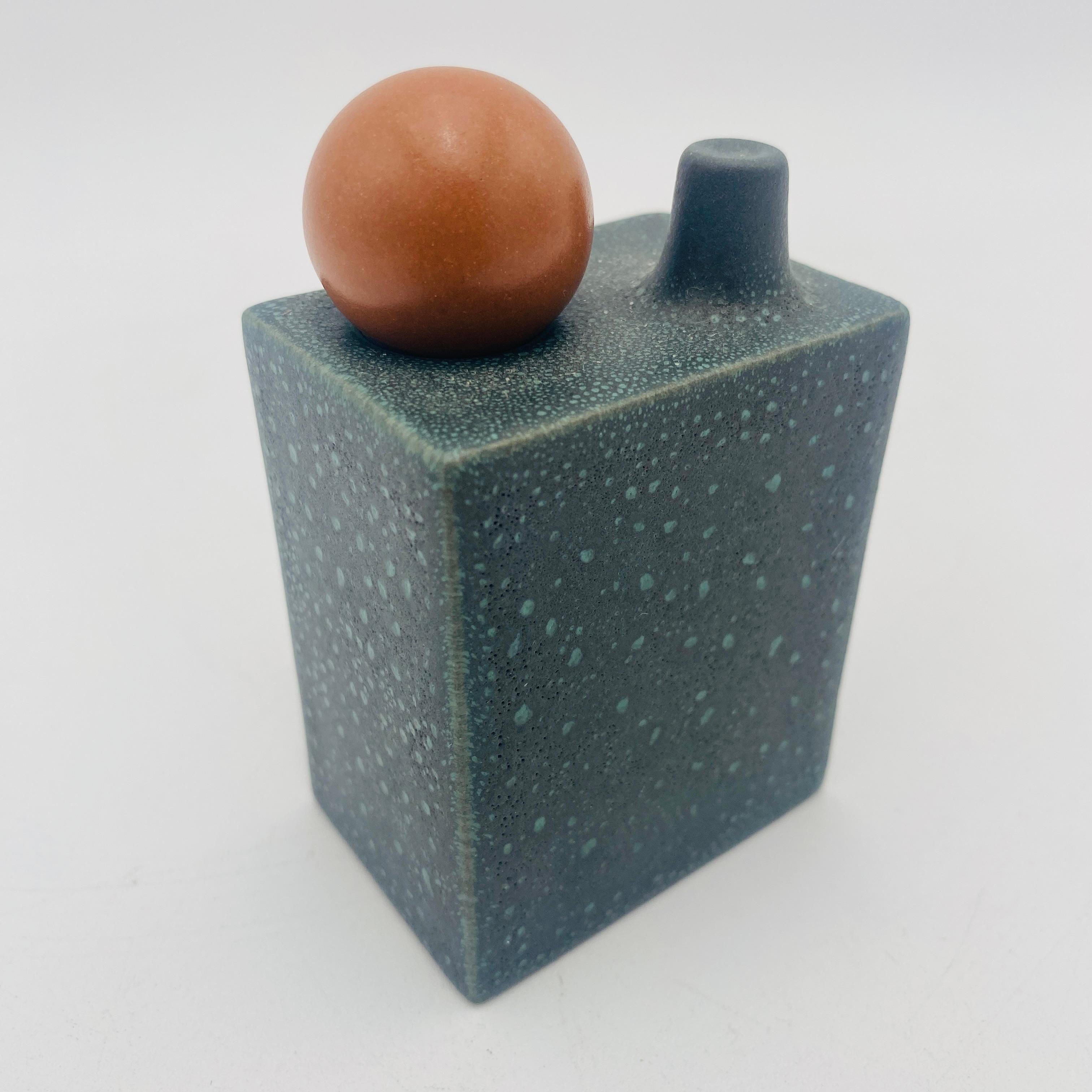 Heath Ceramics Box and Stopper Vase by Tung Chiang Limited Edition 1