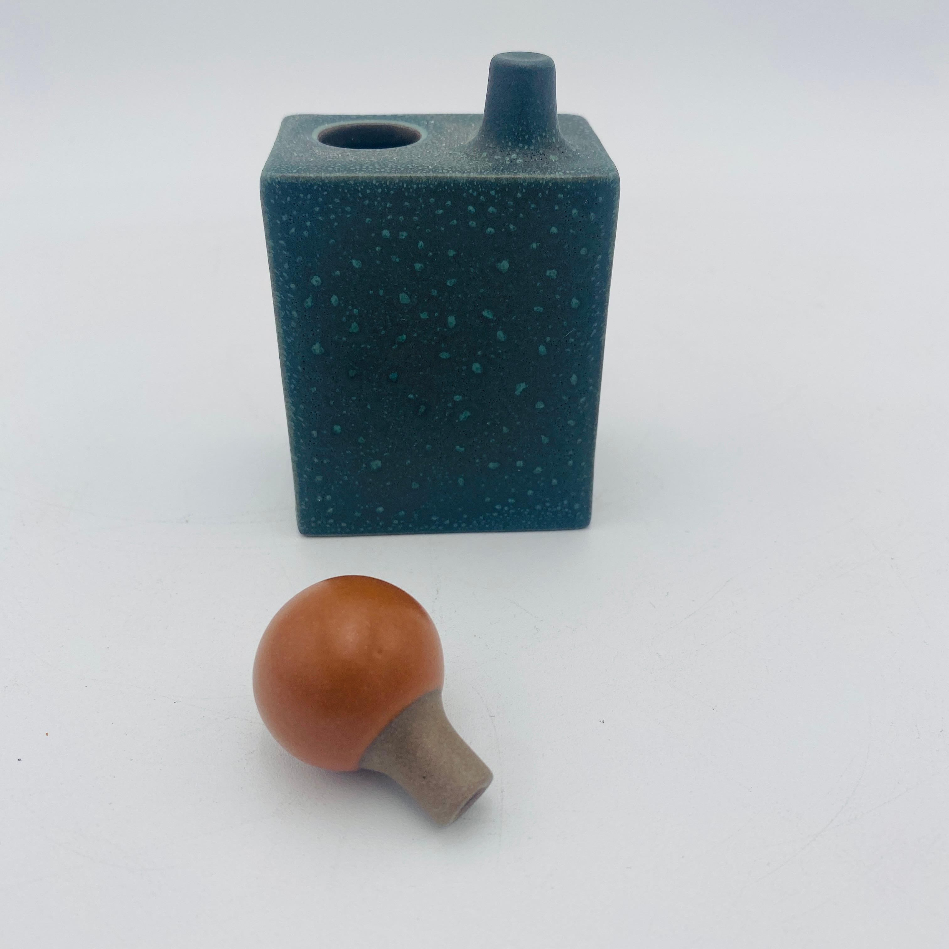 Heath Ceramics Box and Stopper Vase by Tung Chiang Limited Edition 2