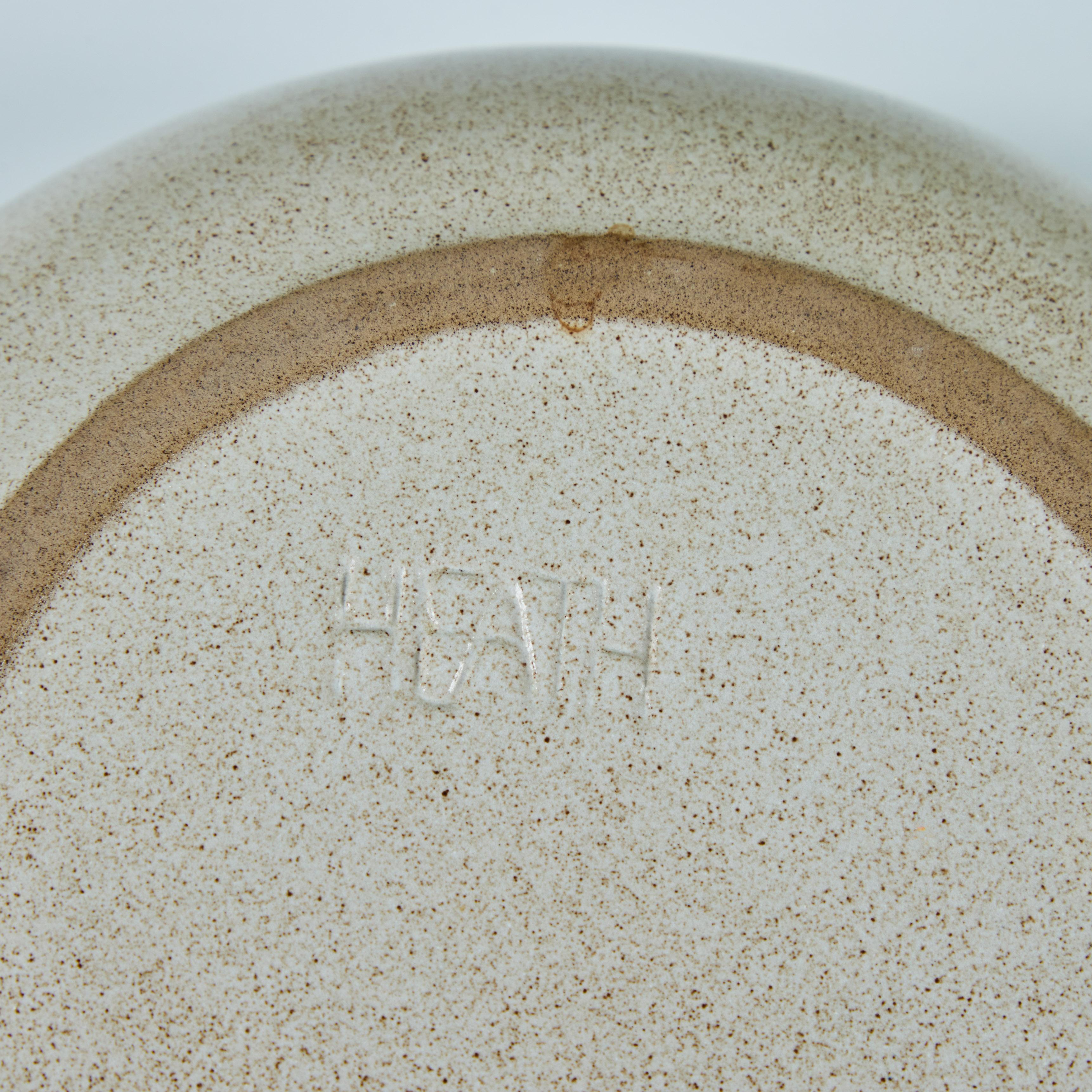 Heath Ceramics Creme Speckle glasiert Aschenbecher im Angebot 6