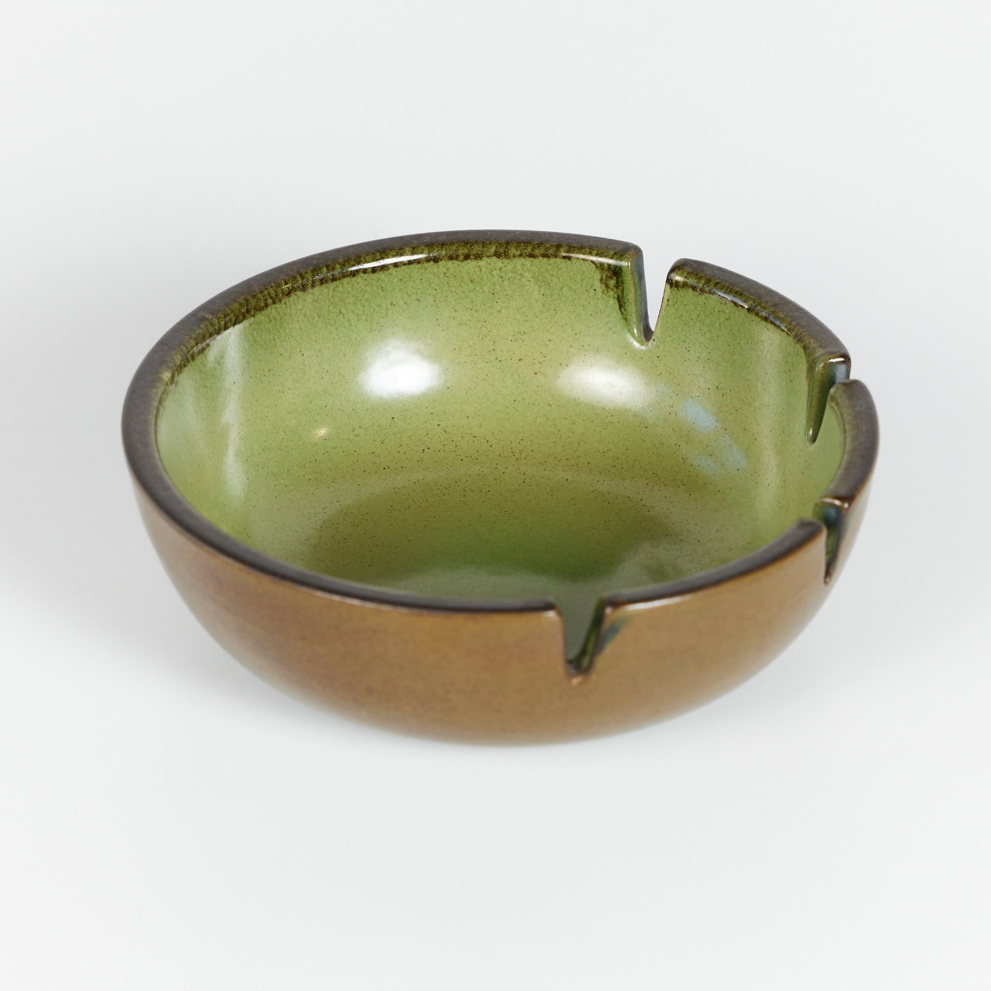 Heath Ceramics Green Glazed Ashtray 1
