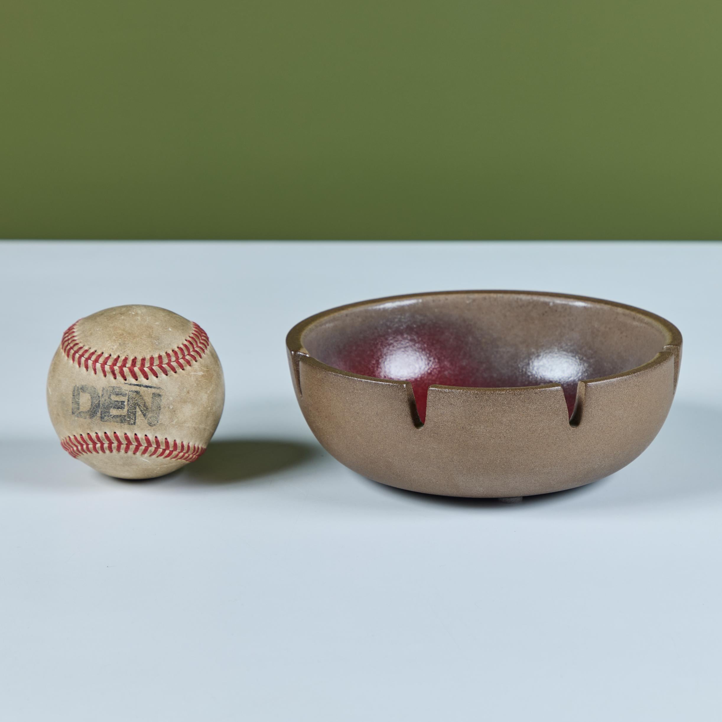 Cenicero Esmaltado Moteado Heath Ceramics Moderno de mediados de siglo en venta