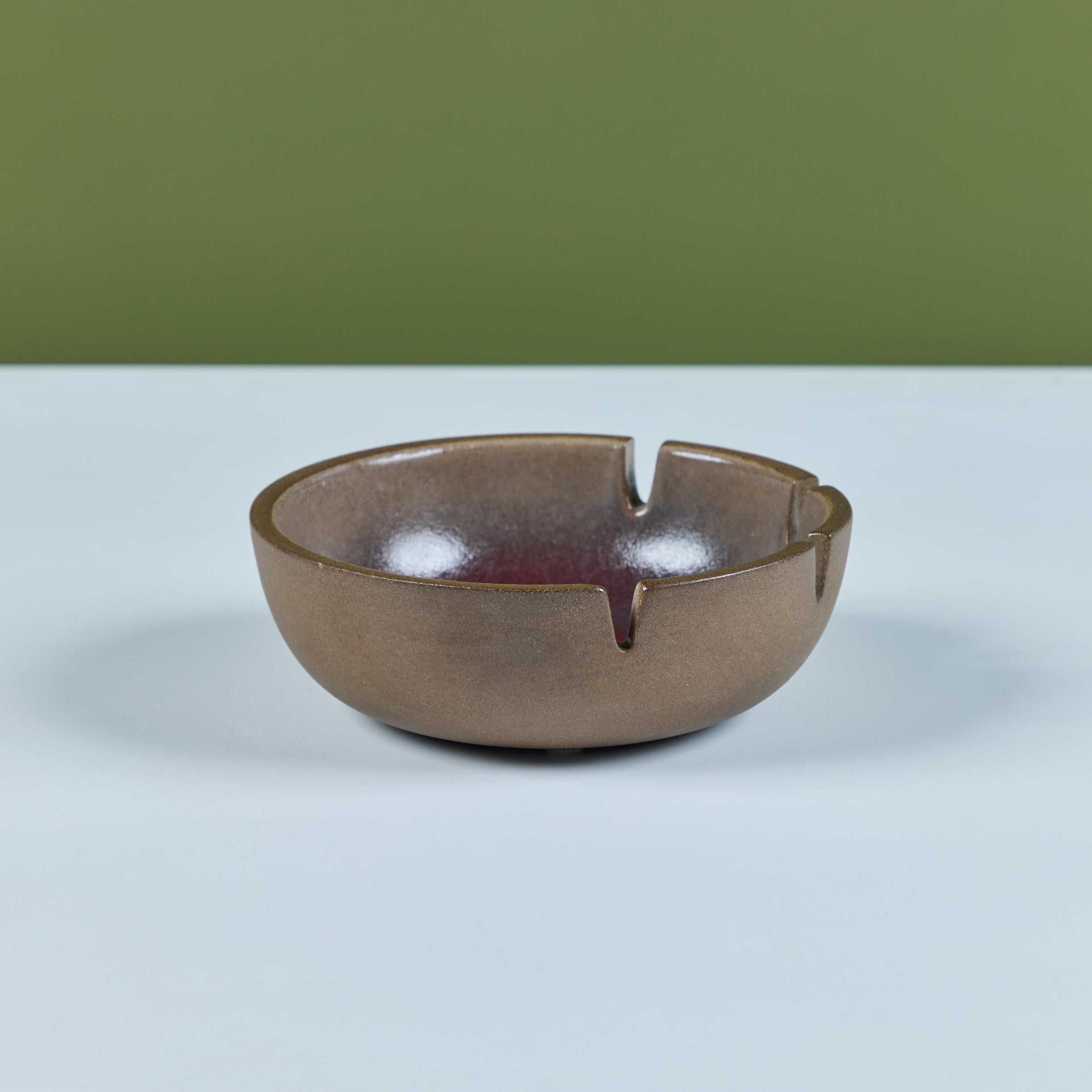 Cenicero Esmaltado Moteado Heath Ceramics Glaseado en venta