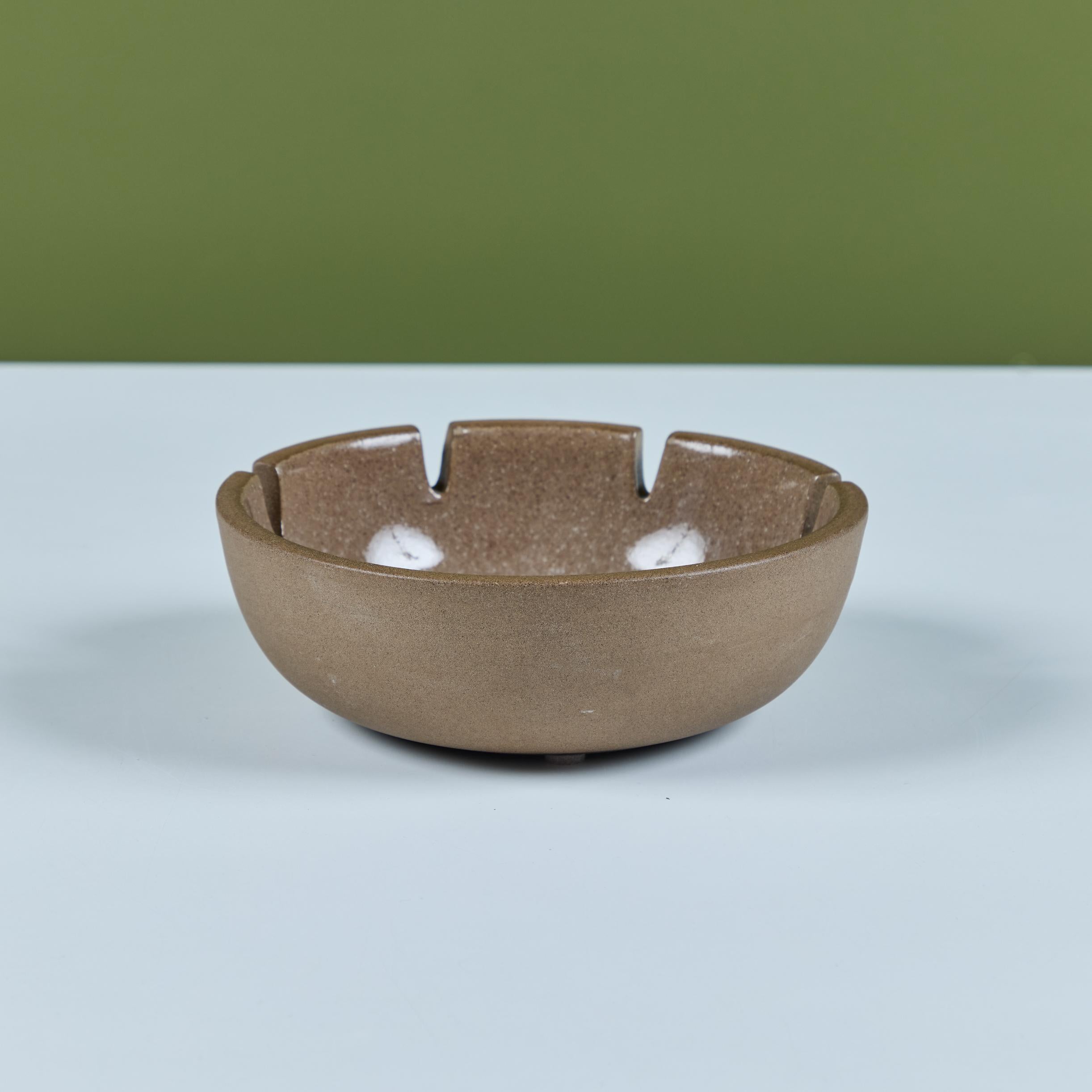 Heath Ceramics Speckle Glazed Ashtray For Sale 1