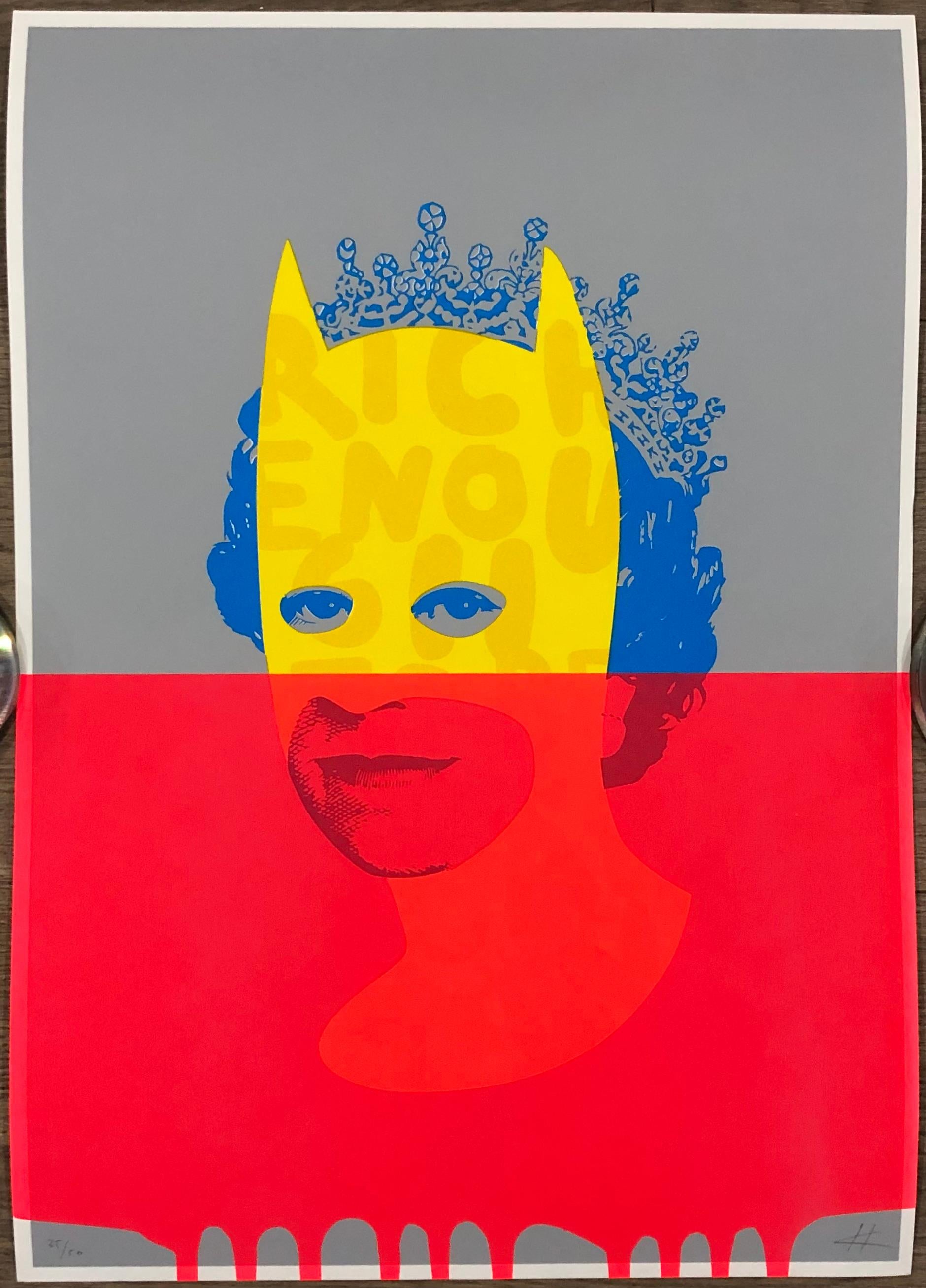 Heath Kane Portrait Print - Rich Enough to be Batman - Drippy Edition