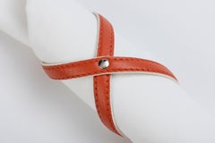 HEATHCLIFF - 2er-Set Serviettenhalter - Spritz Orange & Luna Weiß