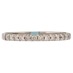 Heather  Fascia di diamanti in oro bianco 14k con diamanti naturali da 0,45 CTW  Taglia 6.5