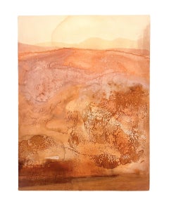 "Soil Horizons (Sub-Soil As Far As the Eye Can See)" - earth pigments - abstract