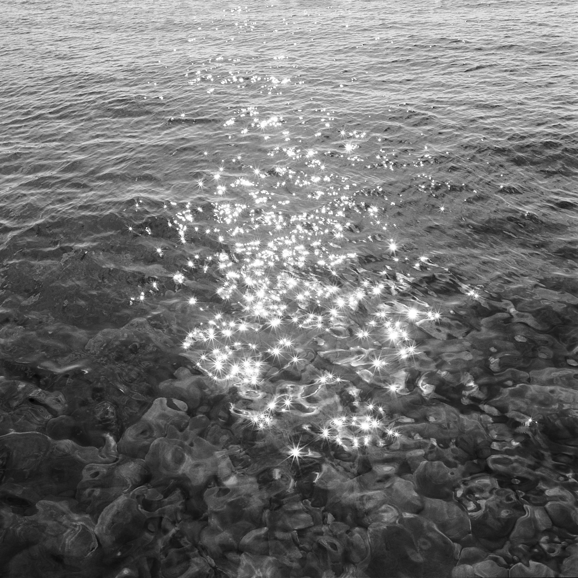 Heather Boose Weiss Black and White Photograph - Light on Water 