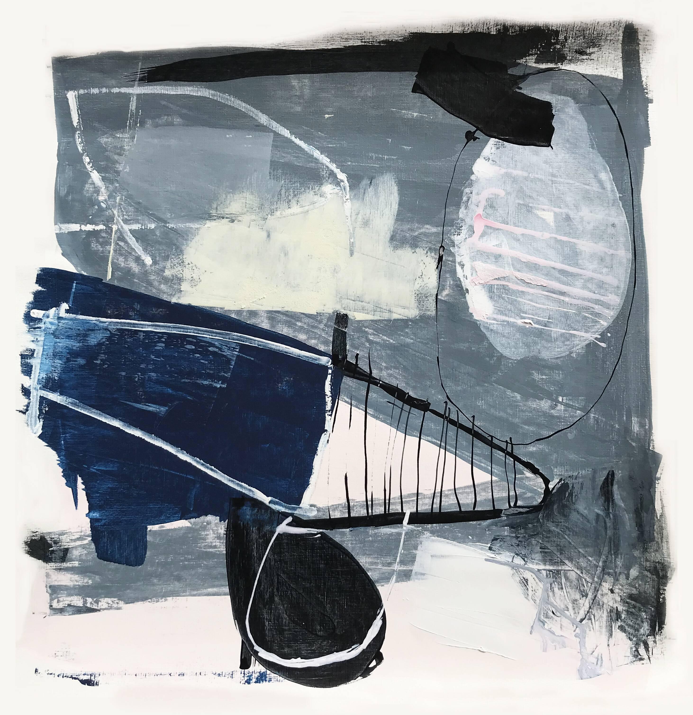 Heather Chontos Abstract Painting - Cloud Study
