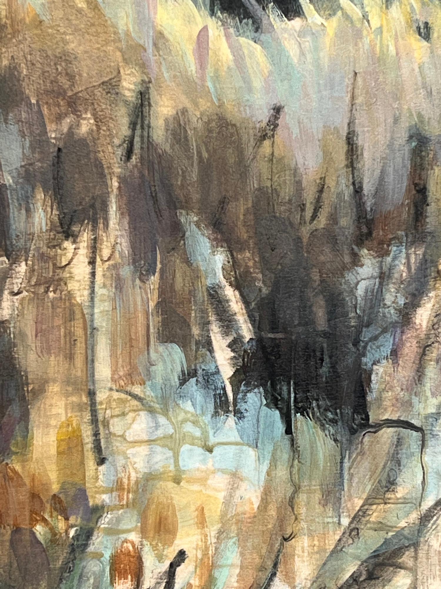 Sedona Sunset with Yucca, Original Painting For Sale 1