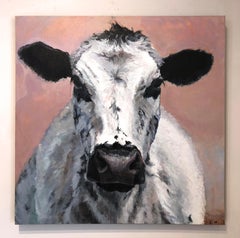 Adolescence (Contemporary animal portrait in a western sunset landscape.)