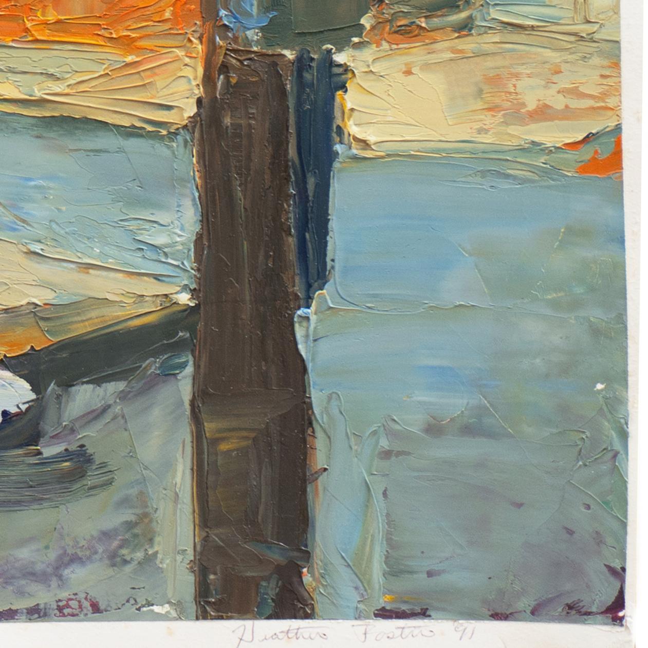 Paisaje urbano', PAFA, Filadelfia, Nuevo México, Maryland College of Art, Ecuestre - Painting Contemporáneo de Heather Foster