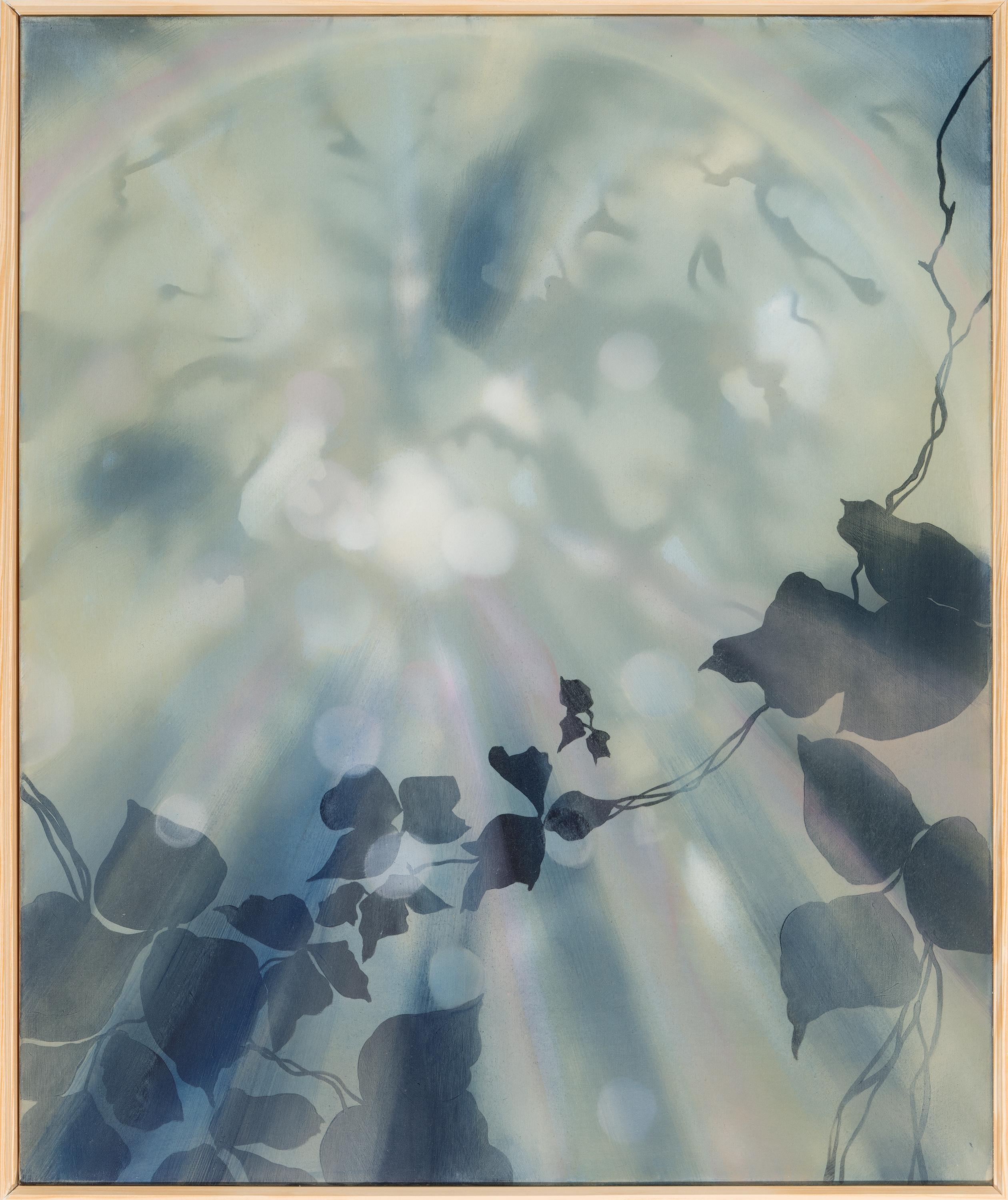 CREEPING AND CLIMBING - Blau, Marine, Gemälde von Licht, Natur, Kudzu-Vines 