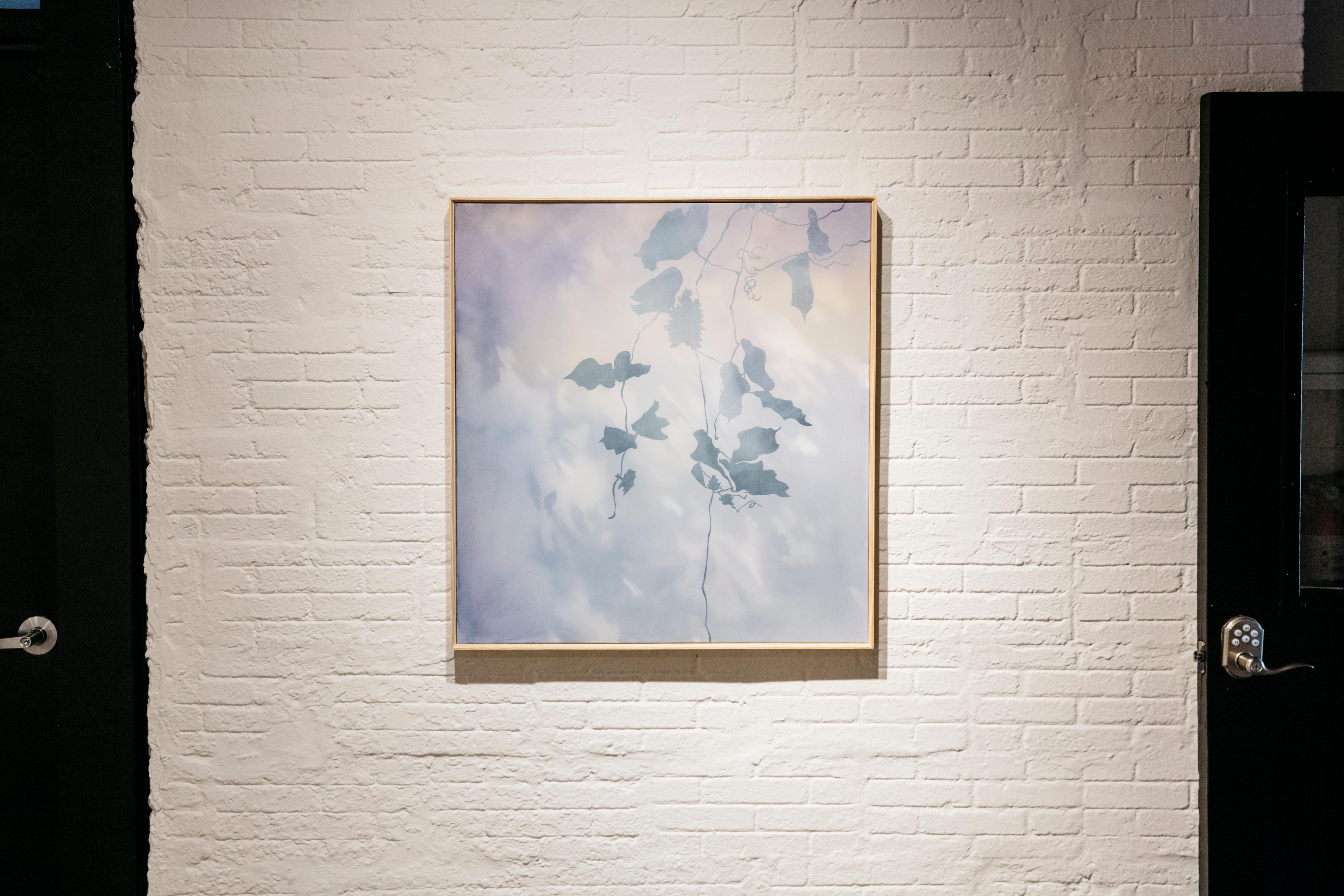 DAYBREAK (THE HEALER) - Lavender Nature Painting, Atmospheric, Kudzu, Purple  For Sale 1