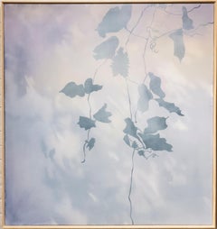 DAYBREAK (THE HEALER) - Lavender Nature Painting, Atmospheric, Kudzu, Purple 