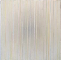 Pulsar - Water soluble oil, acrylic, and spray paint on polyester mesh