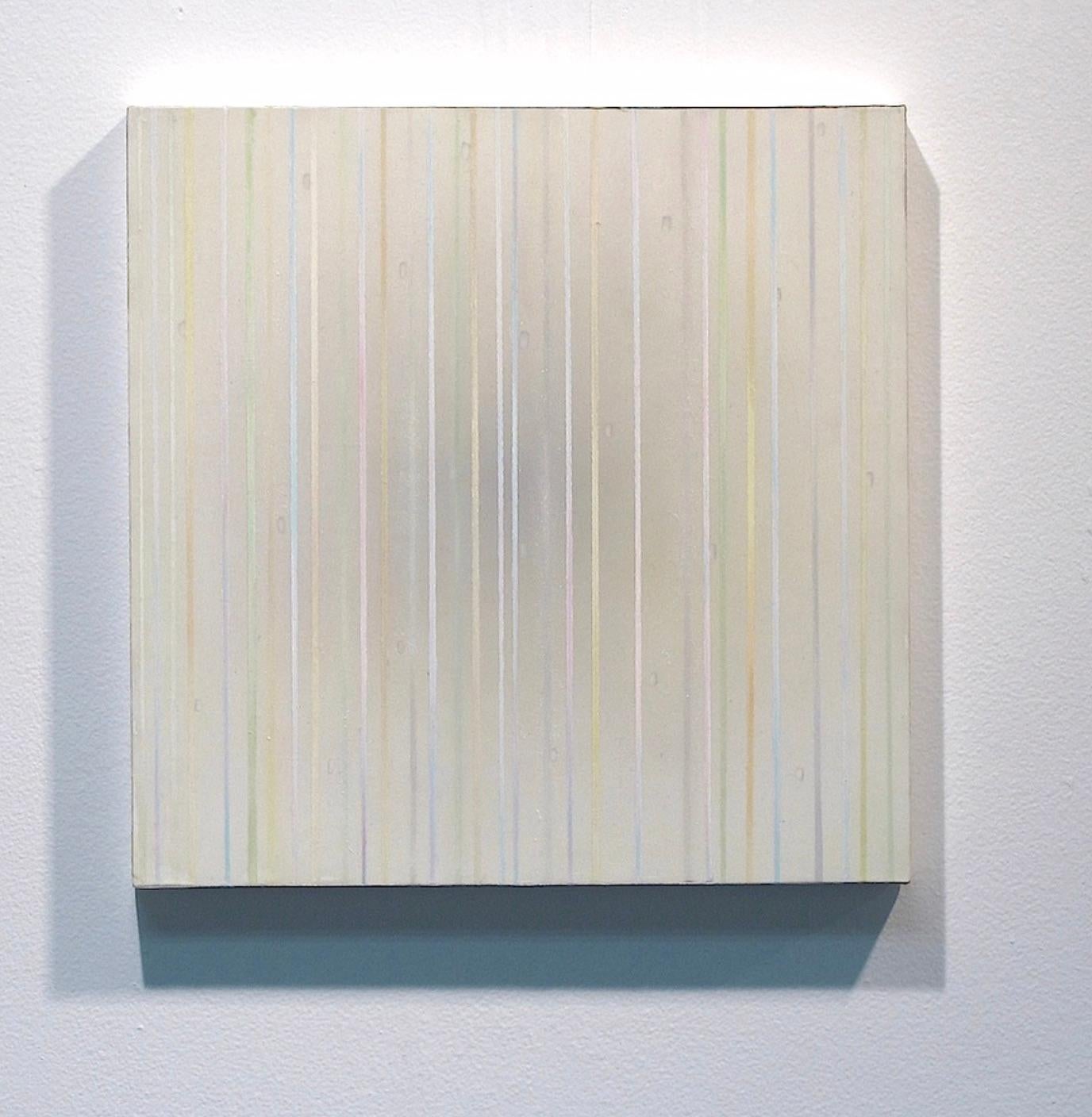 Pulsar - Water soluble oil, acrylic, and spray paint on polyester mesh  - Painting by Heather Hartman