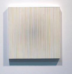 Pulsar - Water soluble oil, acrylic, and spray paint on polyester mesh