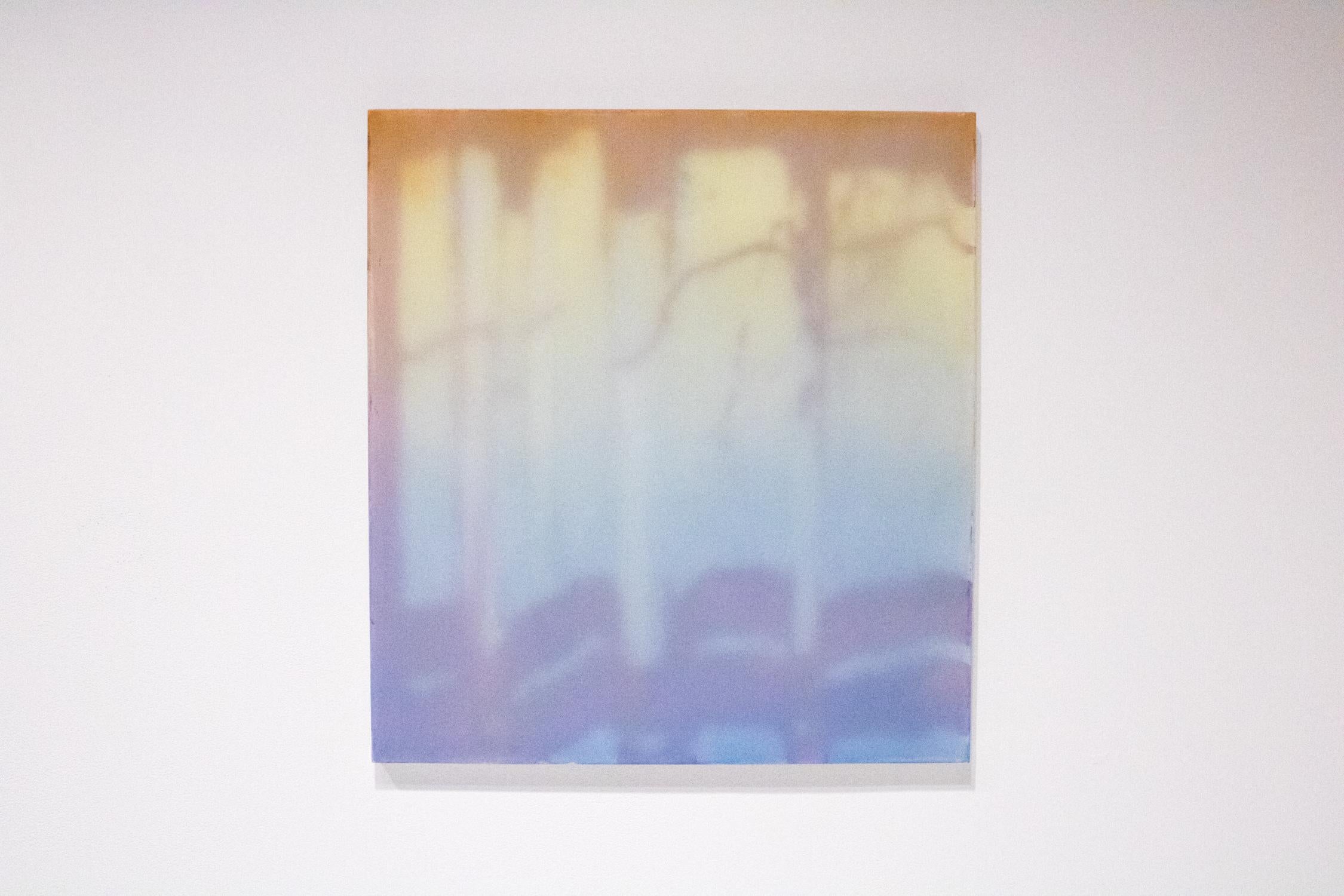 VENTANA VI - Heather Hartman Pintura en técnica mixta - Óleo sobre poliéster y papel en venta 1