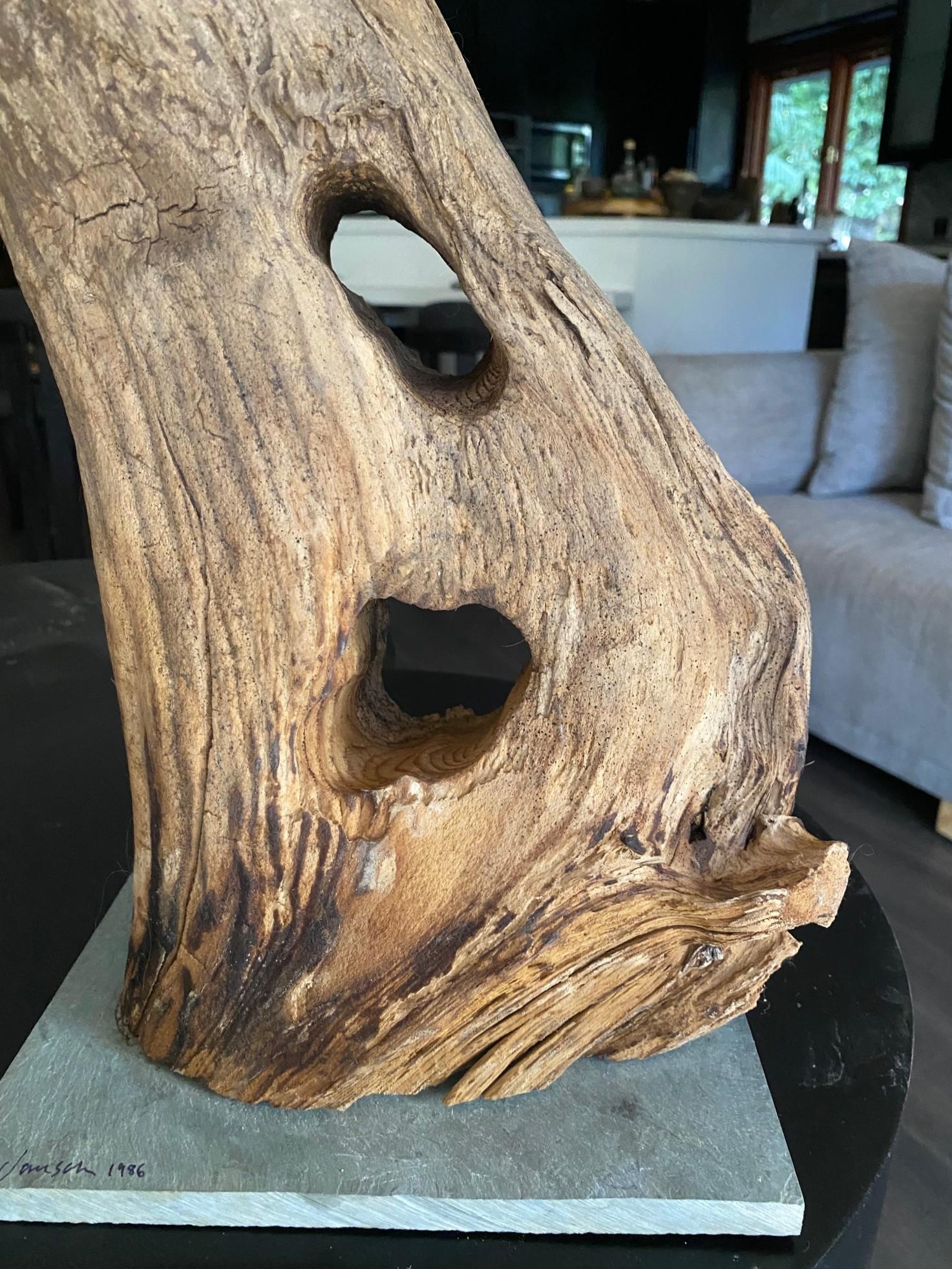 Heather Jansch Firmado Reino Unido Escultura británica Escultura abstracta de madera Británico en venta