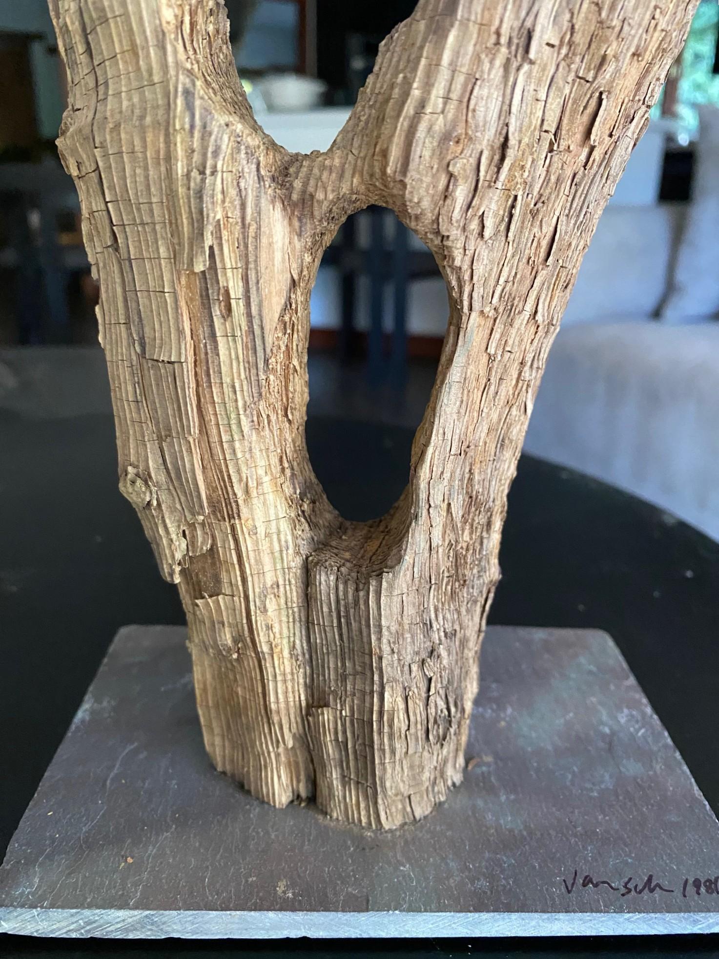 Heather Jansch Firmato Scultore Britannico del Regno Unito Scultura astratta in Wood In condizioni buone in vendita a Studio City, CA