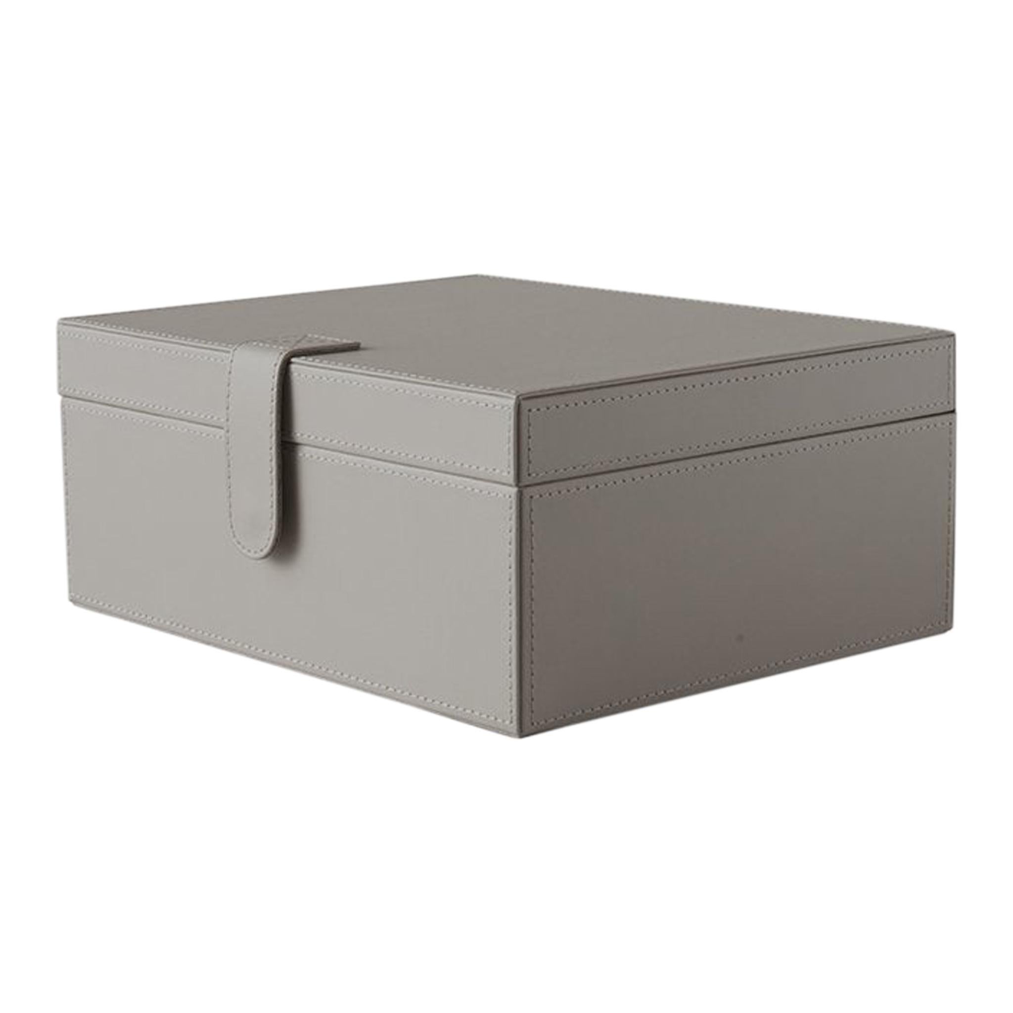 Ben Soleimani Heather Marin Leather Boxes - Large For Sale