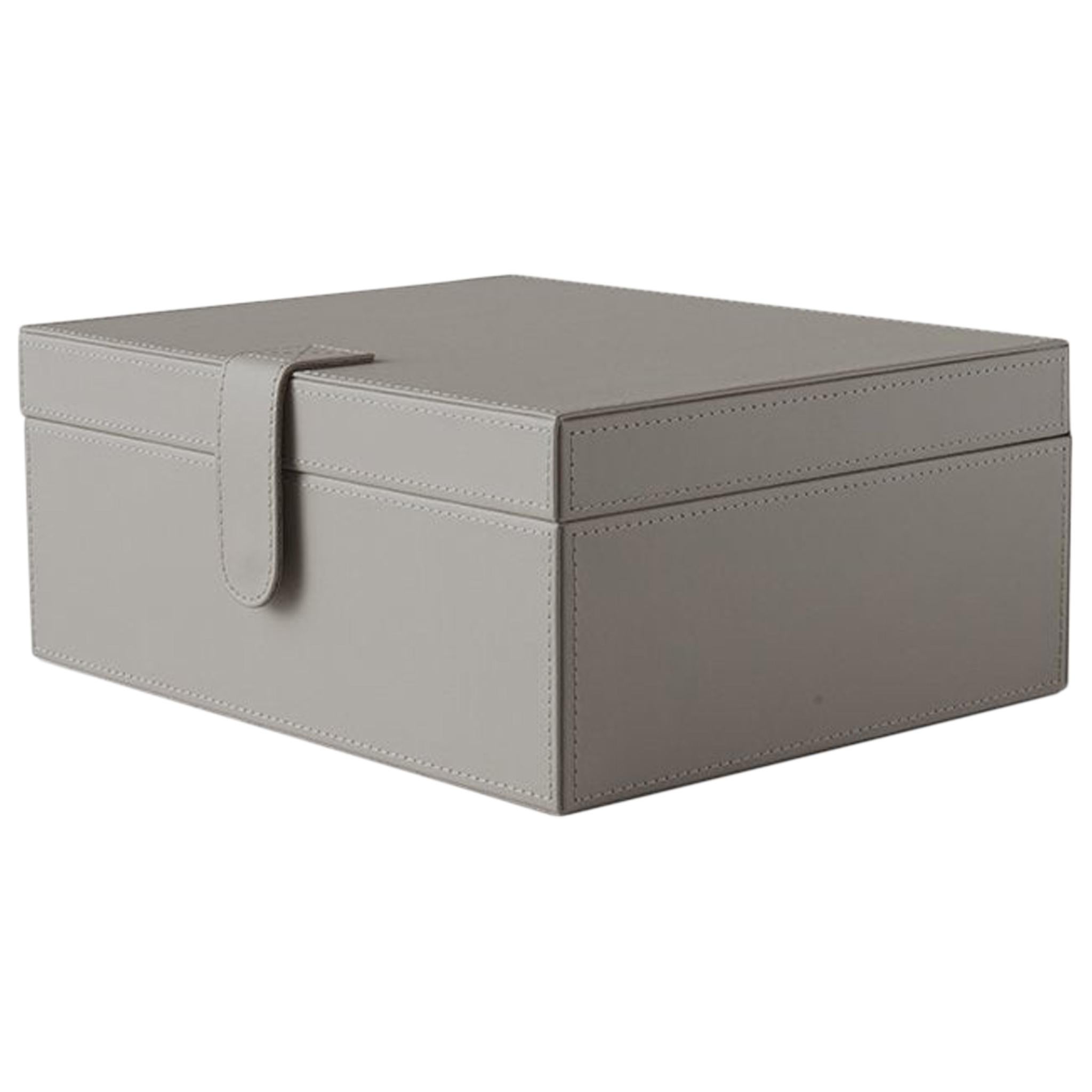 Ben Soleimani Heather Marin Leather Boxes - Small For Sale