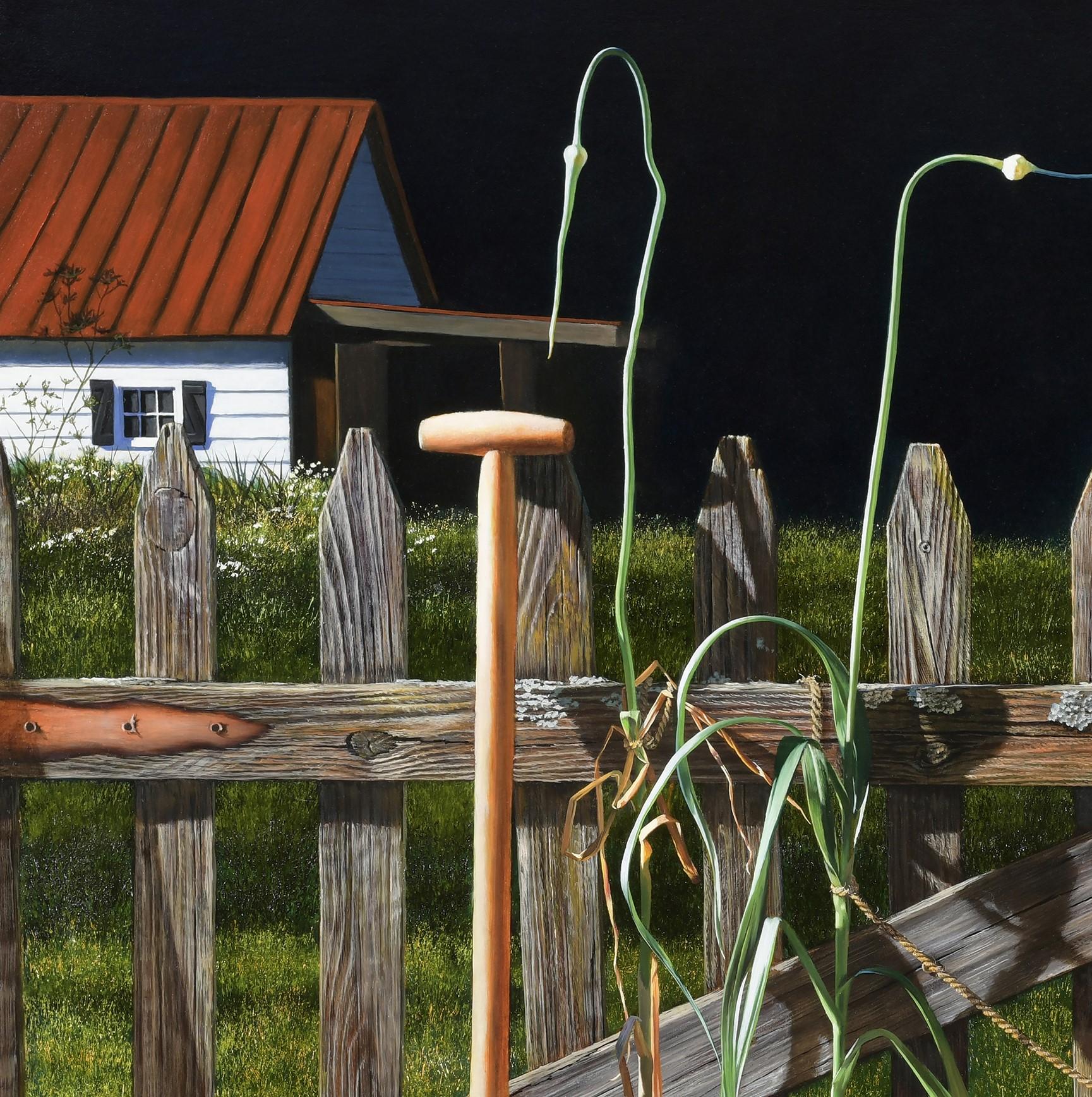 „Entwined“ (2022), Originales surrealistisches Ölgemälde von Heather Neill im Angebot 3