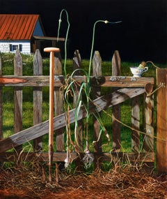 "Entwined" (2022), Original Surrealist Oil Painting by Heather Neill