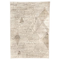 Heather Oatmeal Abstract Tulu Rug