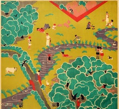 Original Vintage London Transport Poster Country Joys Ealing Common General Bus