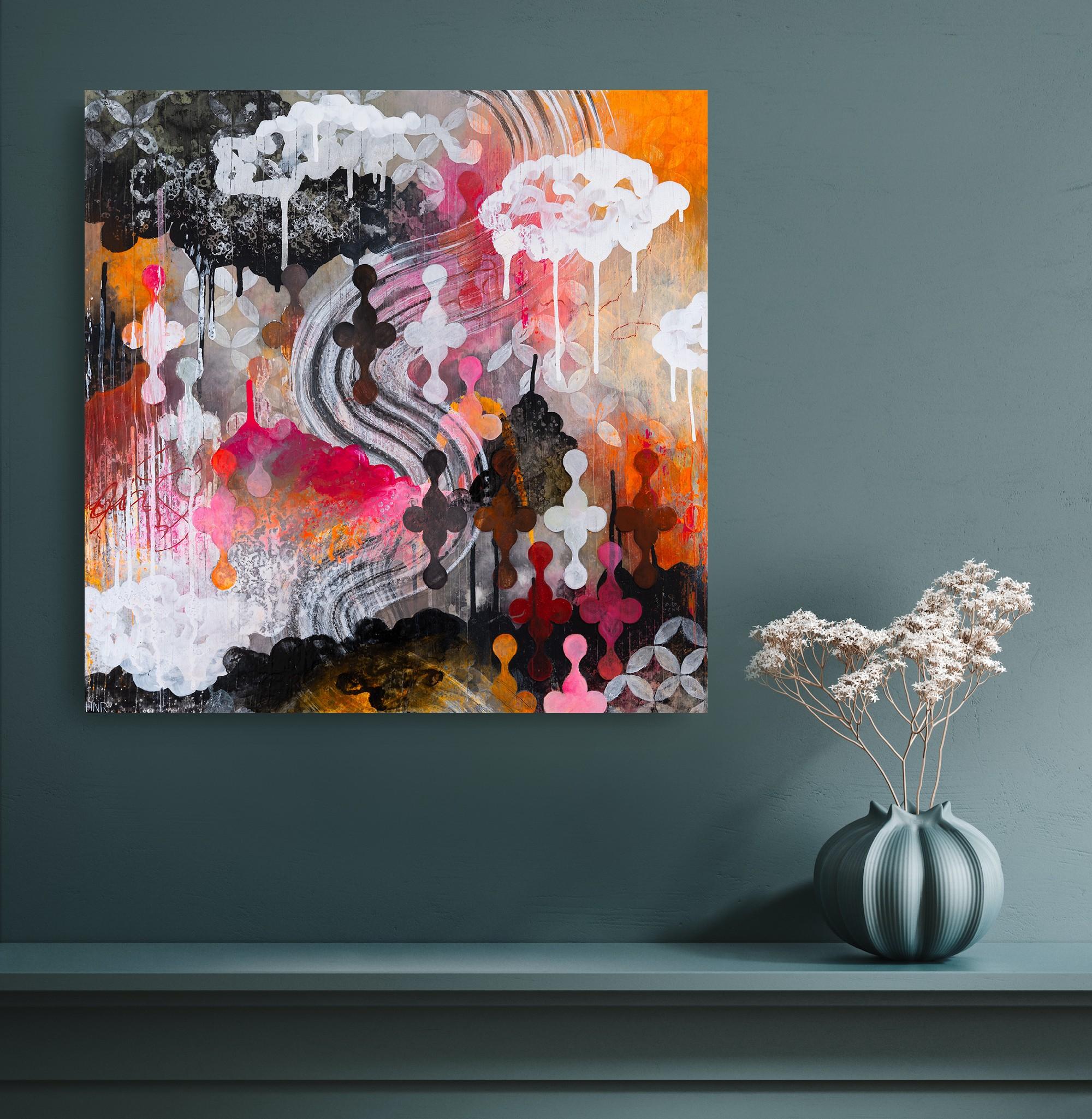 Unverfroren (Abstrakt), Painting, von Heather Robinson