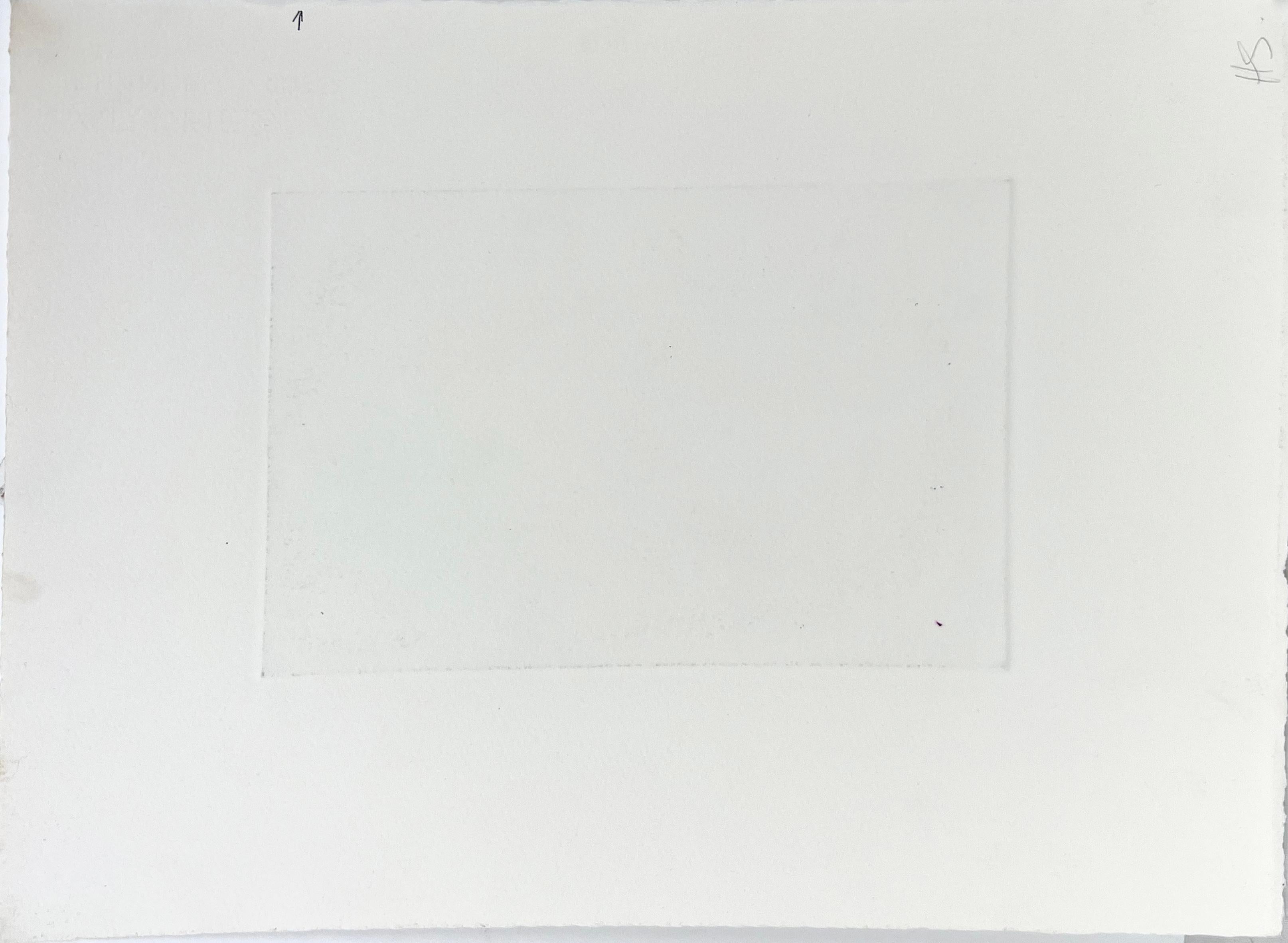 Abstract W/Woman Carrying a Young Child Finely Detailed Collotype on paper For Sale 3